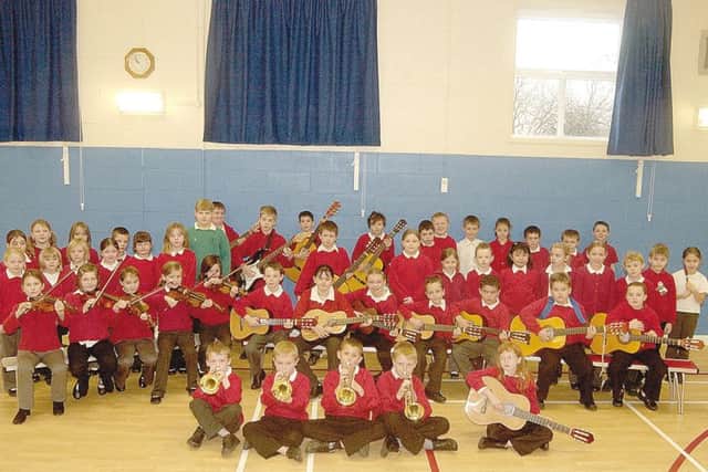 Youngsters at Staniland Primary School in January 2007.