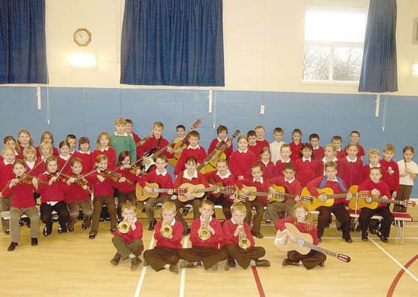 Youngsters at Staniland Primary School in January 2007.