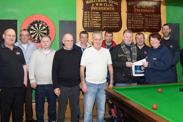 Over £500 was recently raised for the Mablethorpe RNLI.