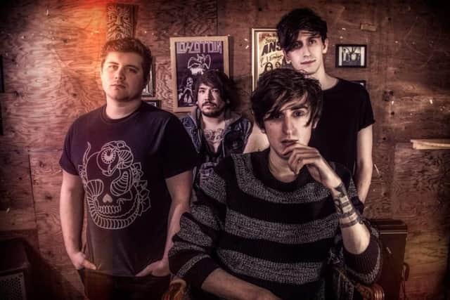 Pictured are Emilio Parla, Russ Smith, Ben Thorn and Sam Beck from The Ultraviolet. EMN-170123-141757001