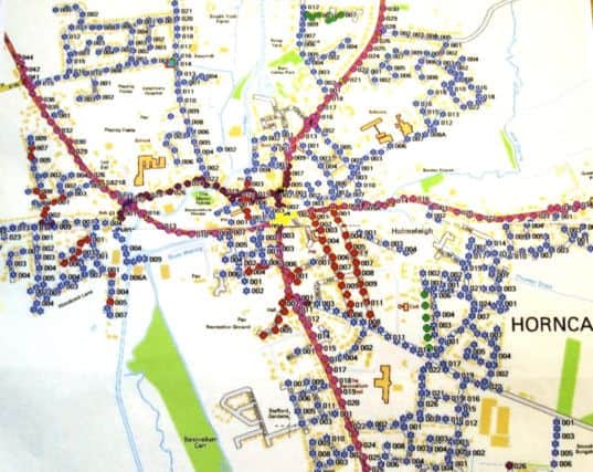 Streetlights map