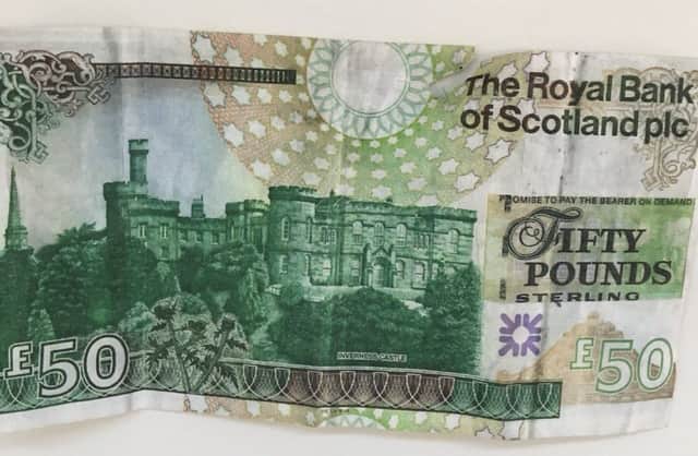 Fake Scottish £50 notes are being passed around Skegness. ANL-170126-085330001