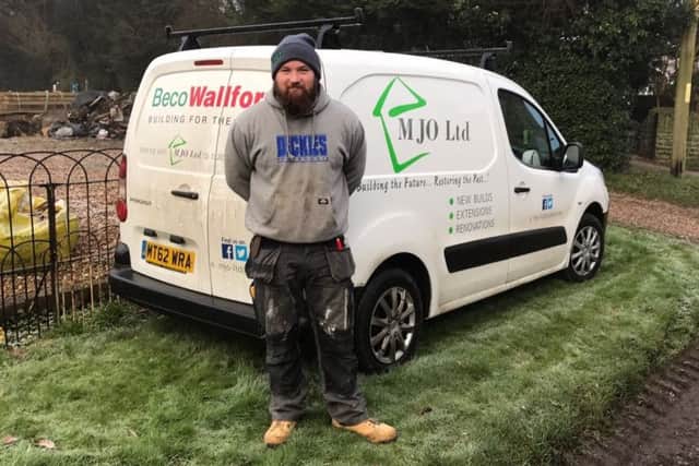Builder Martin Robinson of Billingborough needs your votes. EMN-170126-111741001
