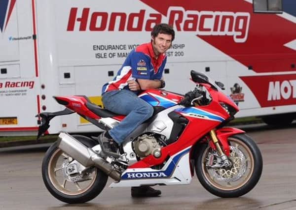 Guy Martin with the new  CBR1000RR SP2 Honda Fireblade he will race in 2017.
PICTURE BY STEPHEN DAVISON EMN-170126-160641002