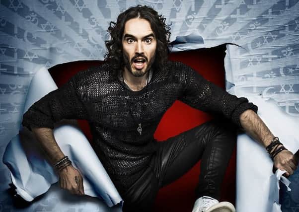 Coming to Skegness' Embassy Theatre for the first time ... Russell Brand.