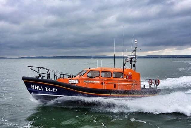 The new Shannon class Skegness Lifeboat. Photo courtesy of Teeny Lowe ANL-170128-083339001