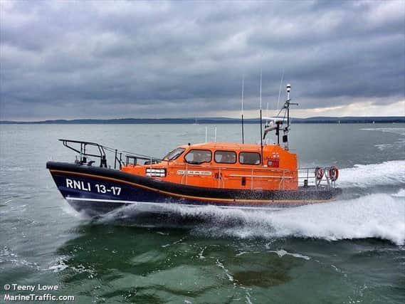 The new Shannon class Skegness Lifeboat. Photo courtesy of Teeny Lowe ANL-170128-083339001