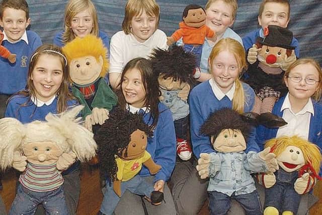 The puppet workshop at Sibsey Free School in 2007.