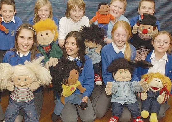 The puppet workshop at Sibsey Free School in 2007.
