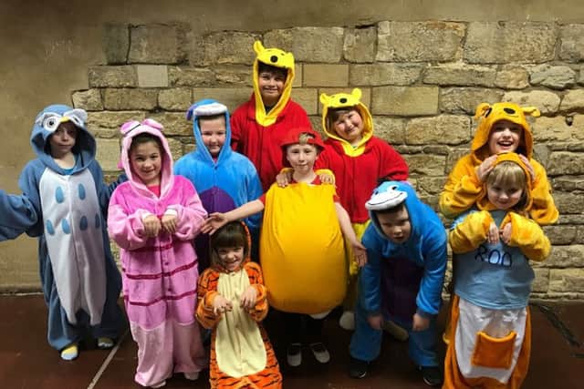 Some of the cast of Winnie The Pooh Kids. EMN-170102-171450001