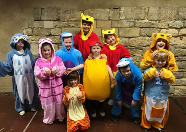 Some of the cast of Winnie The Pooh Kids. EMN-170102-171450001