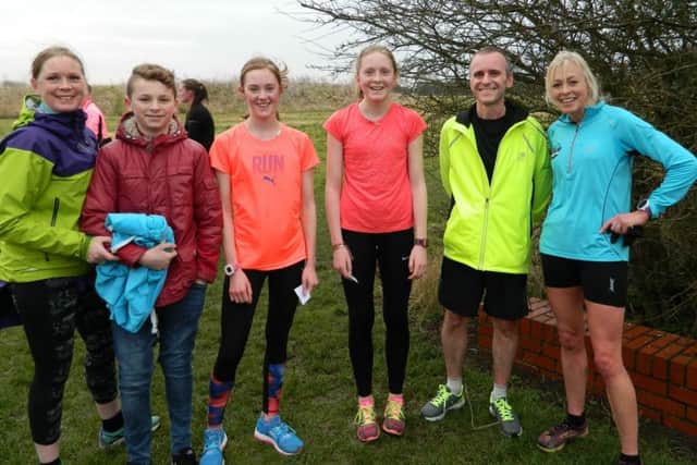 Mablethorpe RC runners and supporters at the Cleethorpes ParkRun EMN-170130-094436002