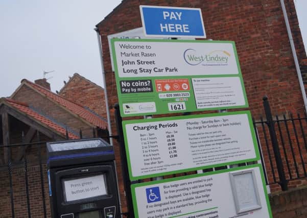 Parking charges have come into force at Market Rasen EMN-170130-101212001