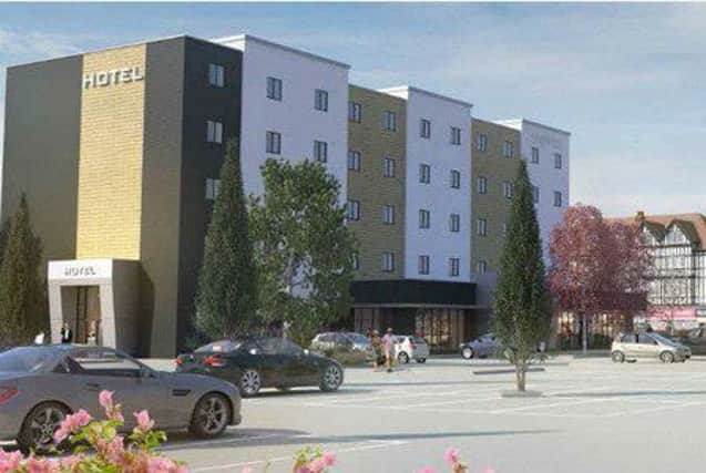 An artist's impression of the Premier Inn in Skegness. ANL-170102-122306001