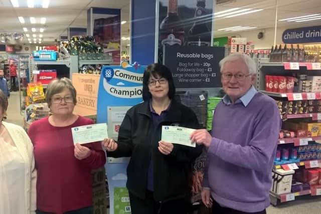 Just champion: Joy Rodwell, Marie Newmarch , Donna Goddard (Lincolnshire Co-op) and Bill Aron