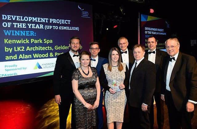 ClubSpa@Kenwick in Louth proudly collected the Development Project of the Year Award recently at the Lincolnshire Construction & Property Awards 2017.