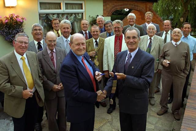 The Skegness Lions handover ceremony in July 2004.