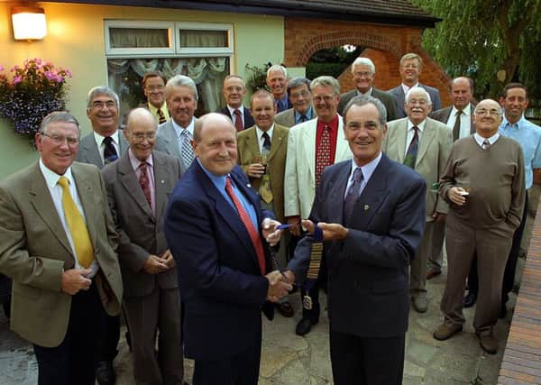 The Skegness Lions handover ceremony in July 2004.