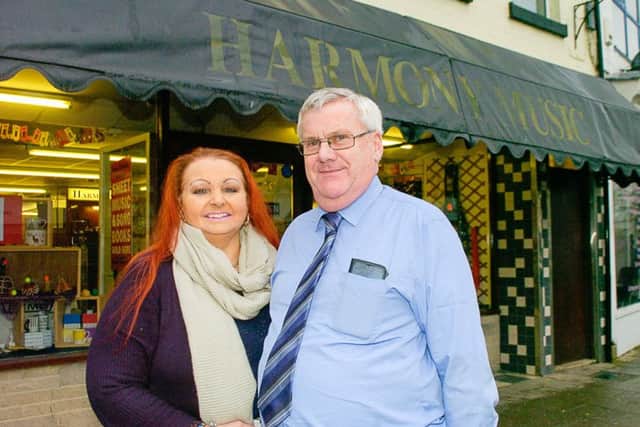 Alan and Moira Ellis, of Harmony Music.