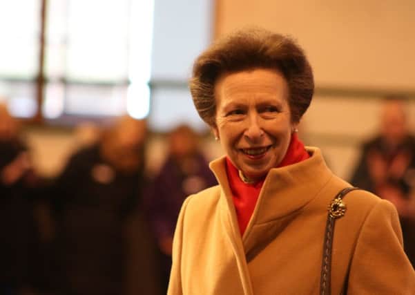 HRH Princess Anne visited Louth today (Friday).