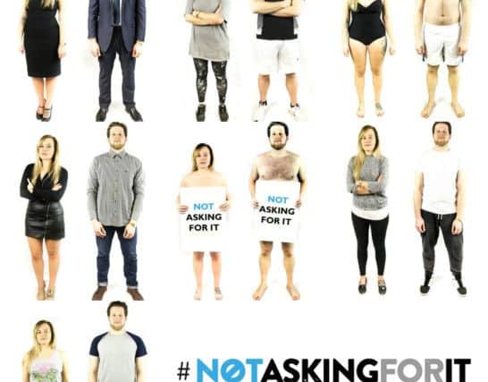 One of the new photos in the #NOMORE campaign.