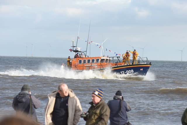 She served us well. The Lincolnshire Poacher accompanied Skegness' new lifeboat home. Photo: MSKP-280117-18 ANL-170130-112838001