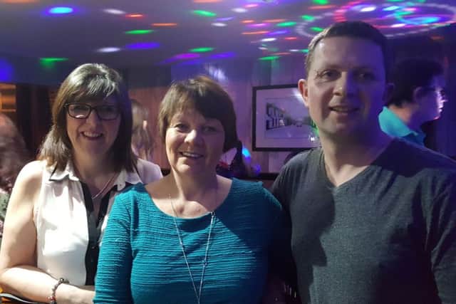 Teresa Saunders, Coun Wendy Bowkett and Matthew Saunders. EMN-170602-170641001