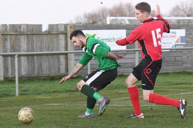 George Asplin put Sleaford ahead against Northampton Sileby EMN-170702-100146002