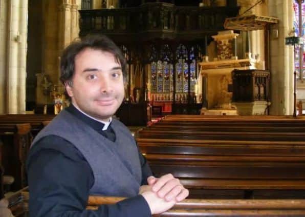 Father Ruben, who has left St Denys' Church.
