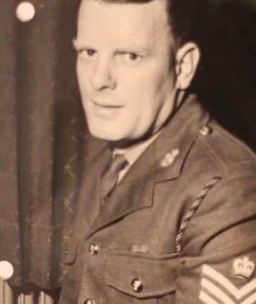 Ron pictured during his Army days.