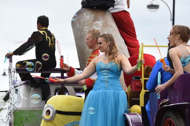 Skegness Carnival has been saved and will have a circus theme for the parade in August. This photo is from last year's parade. Photo: MSKP-140816-65 ANL-170220-141920001
