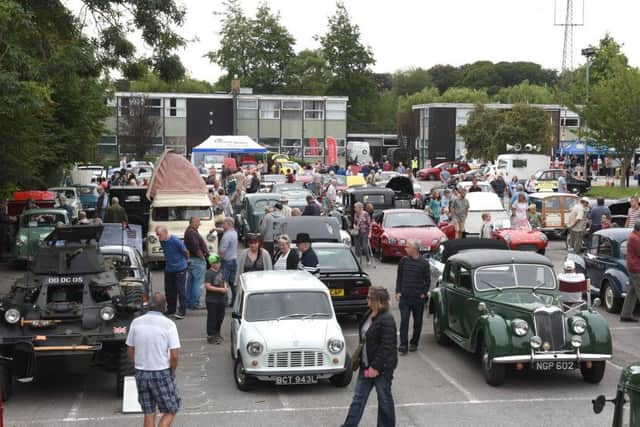 Last year's Sleaford Historic Car and Motorcycle Show in September 2016. EMN-170220-145919001