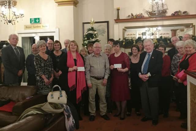 Martin Brown with members from the Cardiac Rehab team and The East Lindsey Heart Support Group Committee. EMN-171002-142056001