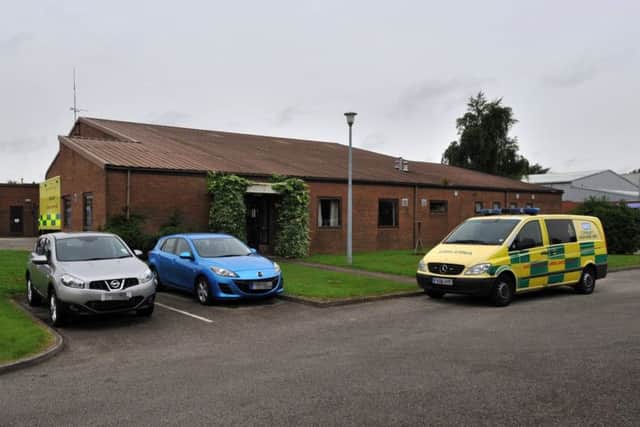 The existing ambulance station in Windsor Road, Louth.