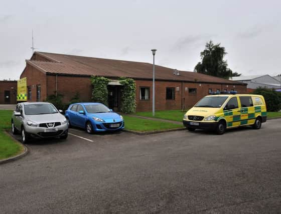 The existing ambulance station in Windsor Road, Louth.