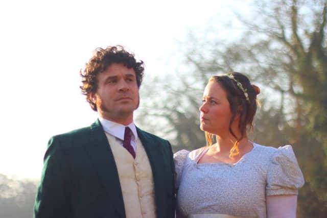 Edward Furrow and Alex Rivers star as Mr Darcy and Elizabeth Bennet in Pride and Prejudice. EMN-170215-094535001