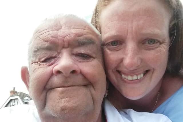 Keith Shelton pictured with his wife Mary.