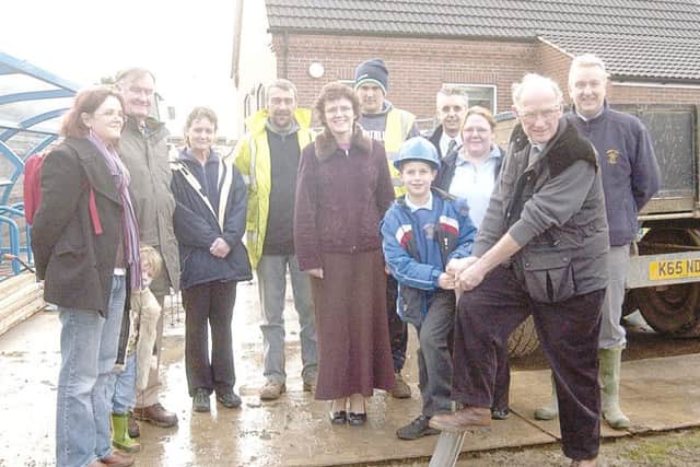 The groundbreaking ceremony in February 2007.