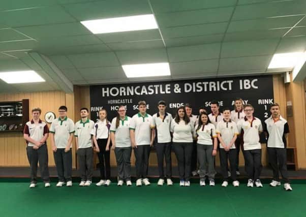 Young bowls competitors were in action in Horncastle.