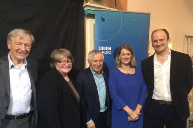 The 'Any Questions' panel in Louth on Friday February 17. (Photo: BBC)