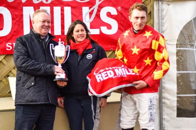 Jockey Dale Peters won the Intermediate Race aboard seven-year-old Wither Or Not EMN-170223-152122002