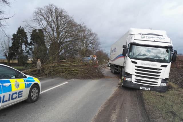 The A52 between Leverton and Old Leake.