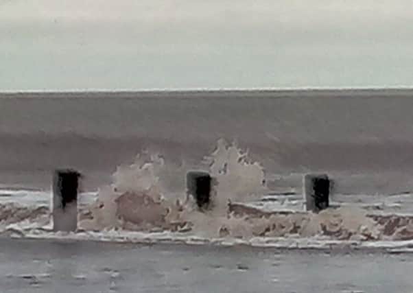 High tide at Northshore in Skegness. ANL-170223-163705001