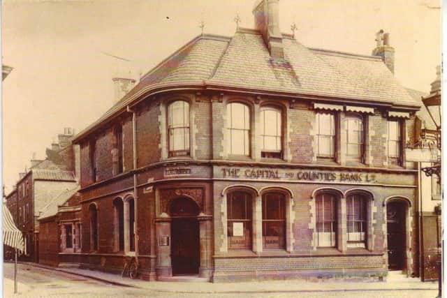 The Capital and Counties bank in the Bull Ring which was acquired by Lloyds in 1918