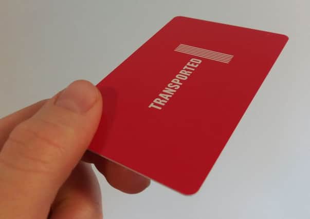 Transported's new loyalty card.