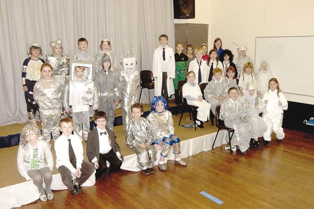 Ready for take off at Sibsey Free School in 2007.