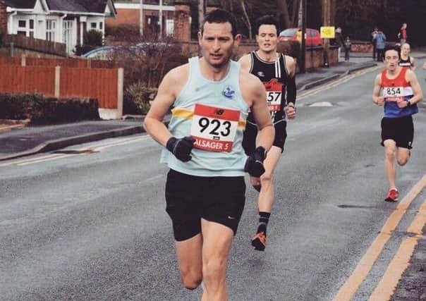 Rob Hawse produced his five-mile PB at Alsager EMN-170227-100546002