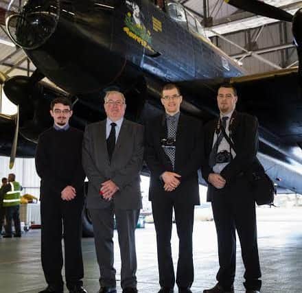 From left to right: Christopher Heathershaw, Colin Heathershaw, Andrew Heathershaw and Andrew Horton.