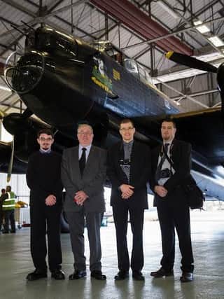 From left to right: Christopher Heathershaw, Colin Heathershaw, Andrew Heathershaw and Andrew Horton.