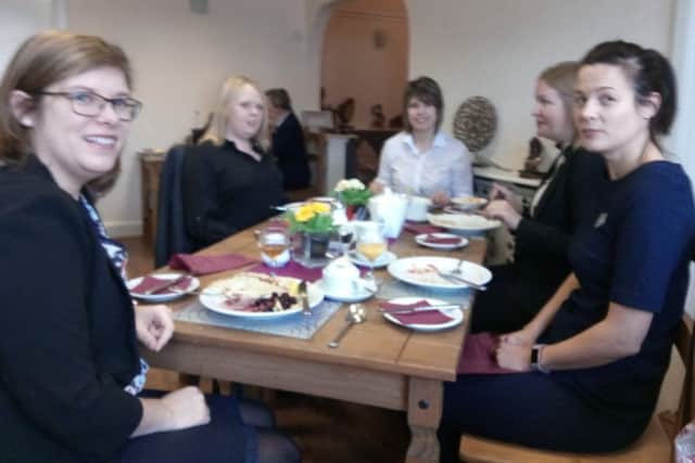 East Lindsey business woman at their pancake breakfast meeting at Caxton House guest house in Skegness. ANL-170228-132002001